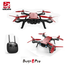 Venda quente 2.4G 6 eixos Drone Brushless MJX Bugs 8 PRO de Alta velocidade de corrida rc Drone Altura conjunto helicóptero com luz LED